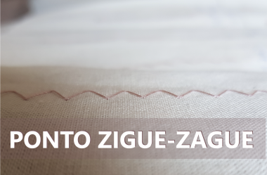 Zigue-zague: variações de comprimento e largura do ponto